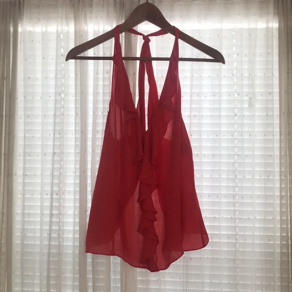 Haute Hippie Bare Back Tank Top - Picture 1 of 5